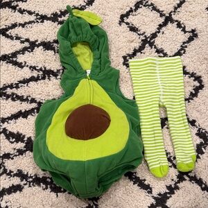 Carter's Avocado Costume with Striped Leggings